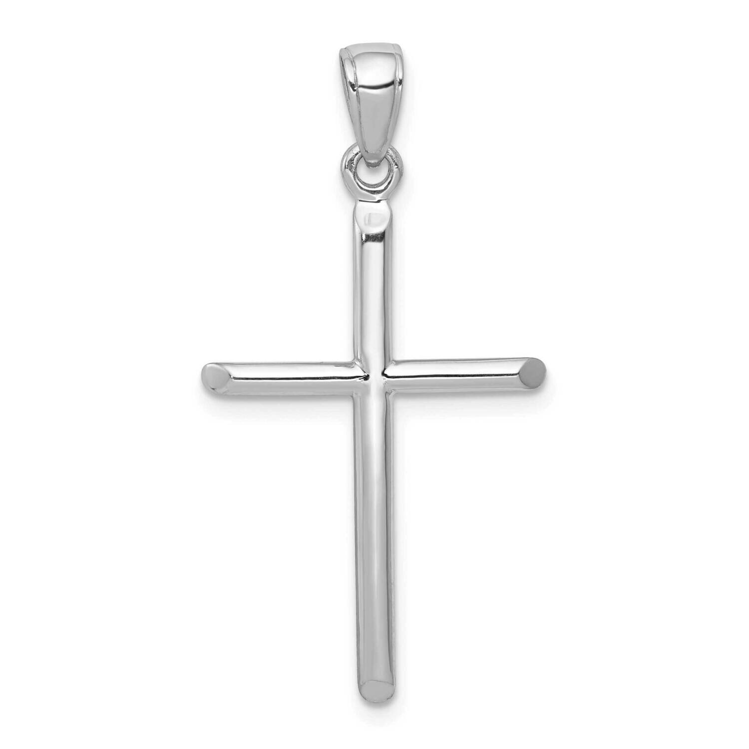 Cross Pendant 14k White Gold Polished D1660W, MPN: D1660W, 637218126415