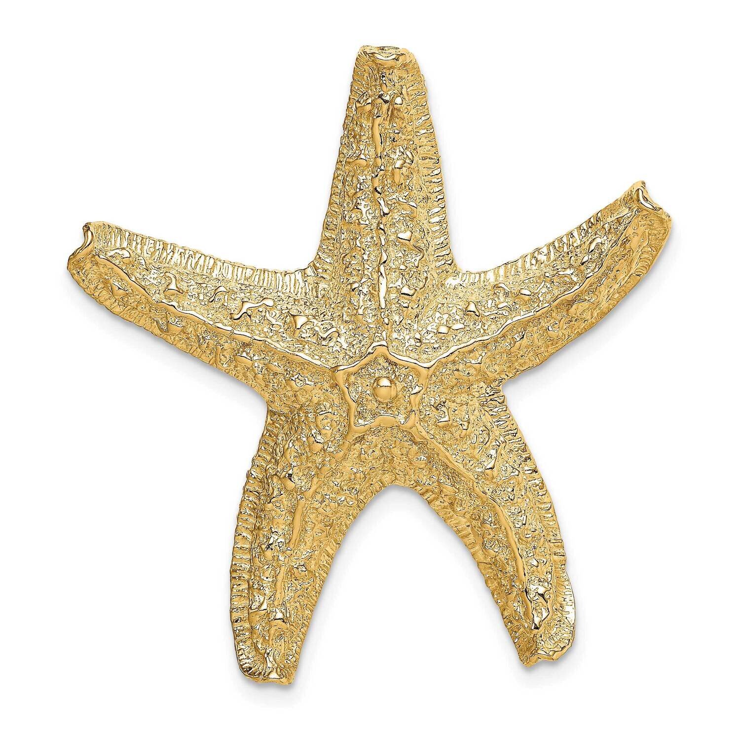 Starfish Slide 14k Gold D2869
