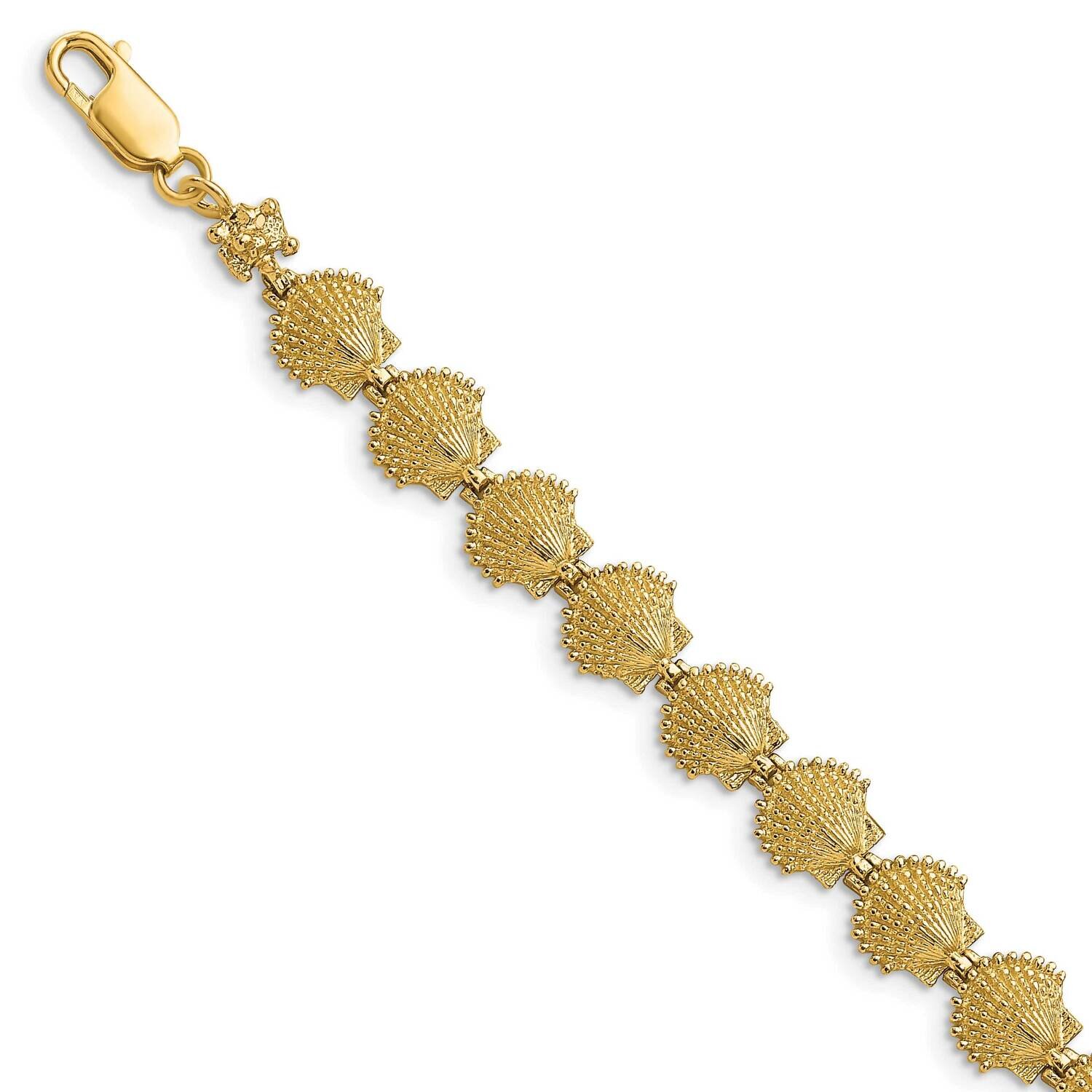 Scallop Shell Bracelet 14k Gold FB1637-7