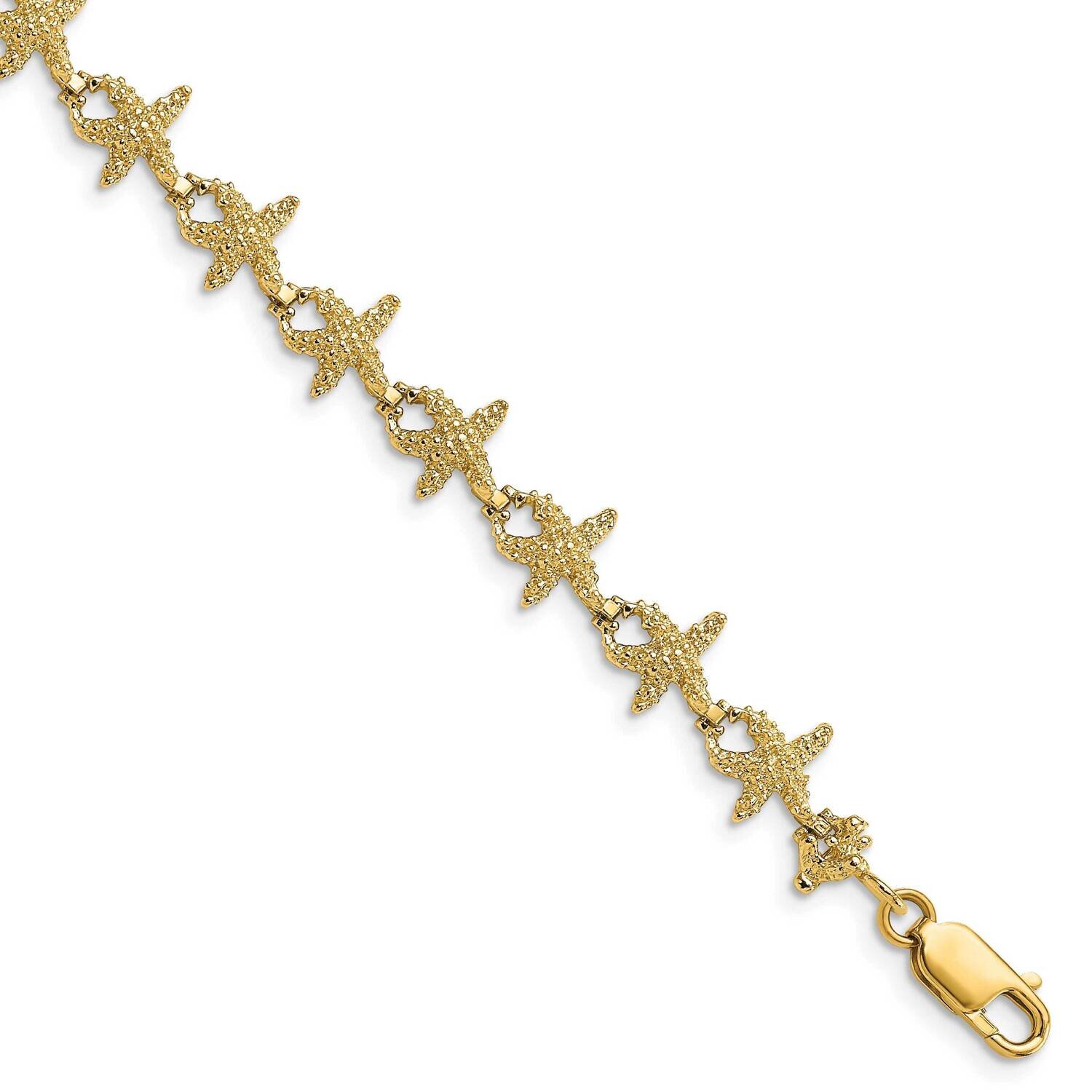 Starfish Bracelet 14k Gold FB1644-7.5
