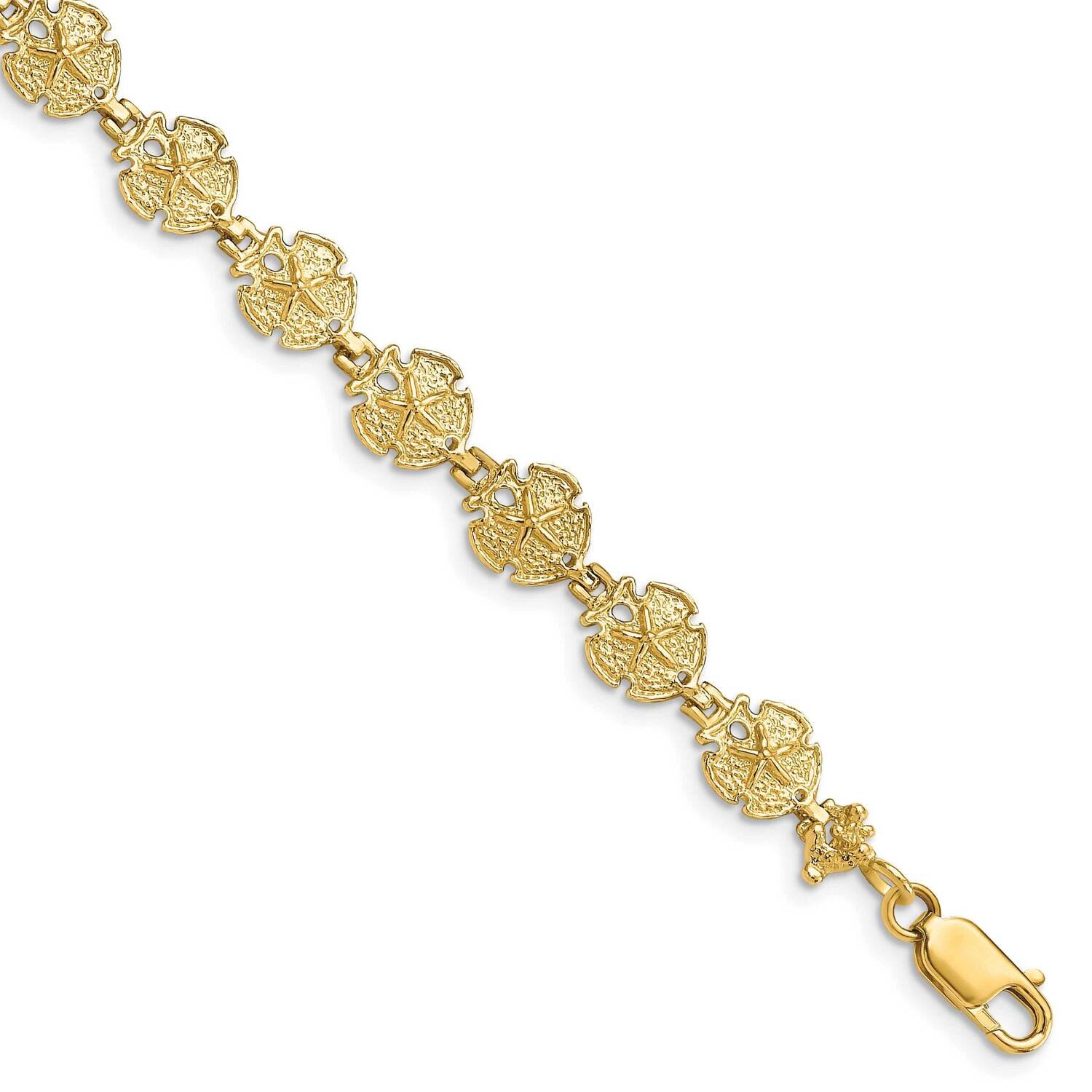 Sand Dollar Bracelet 14k Gold FB1714-7