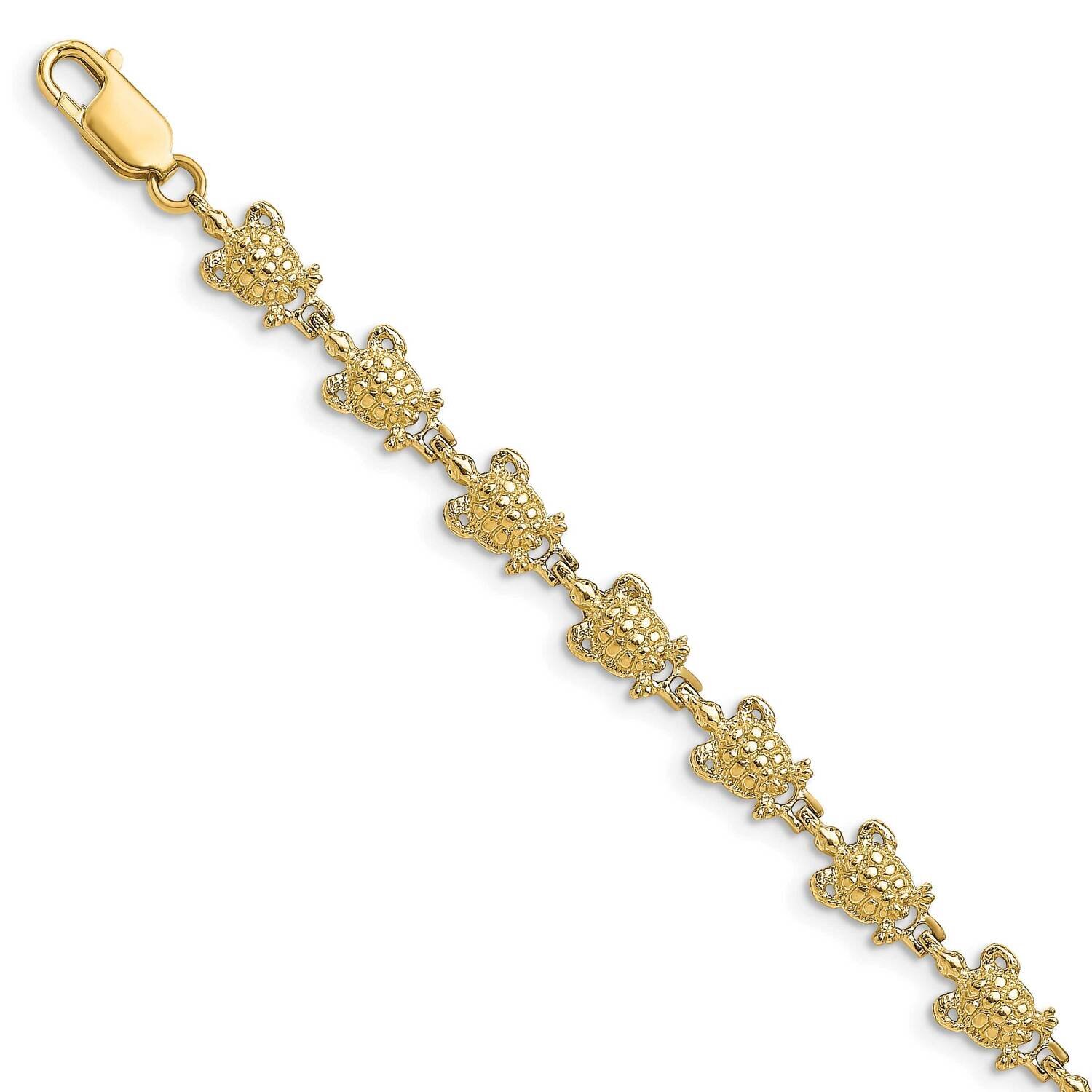 Turtle Bracelet 14k Gold FB1722-7.25