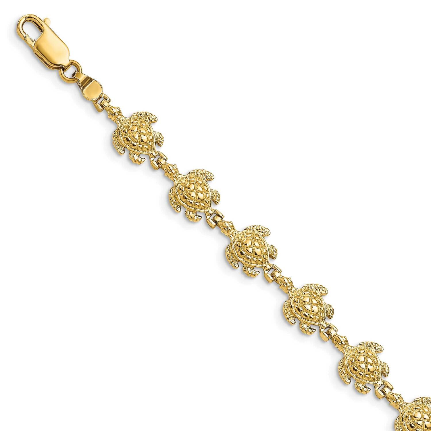 Turtle Bracelet 14k Gold FB1738-7, MPN: FB1738-7, 63721804494