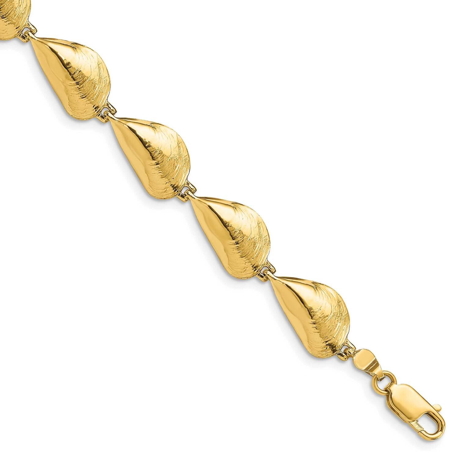 Mussel Shell Bracelet 14k Gold FB1810-7.5, MPN: FB1810-7.5, 63721812130