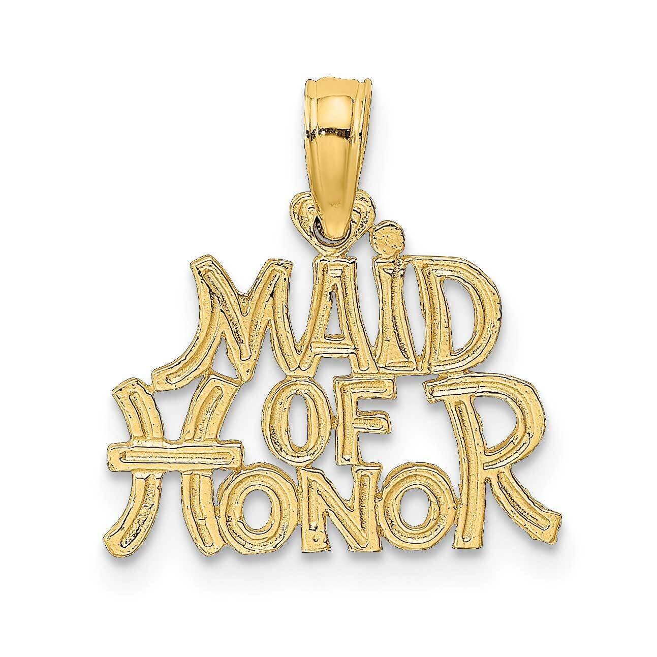 Maid of Honor Charm 14k Gold K2594, MPN: K2594, 637218027323