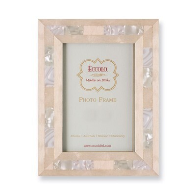 White Opalescent 7.5 x 9.5 Inch Picture Frame GM1028, MPN: GM1028, 826635104407