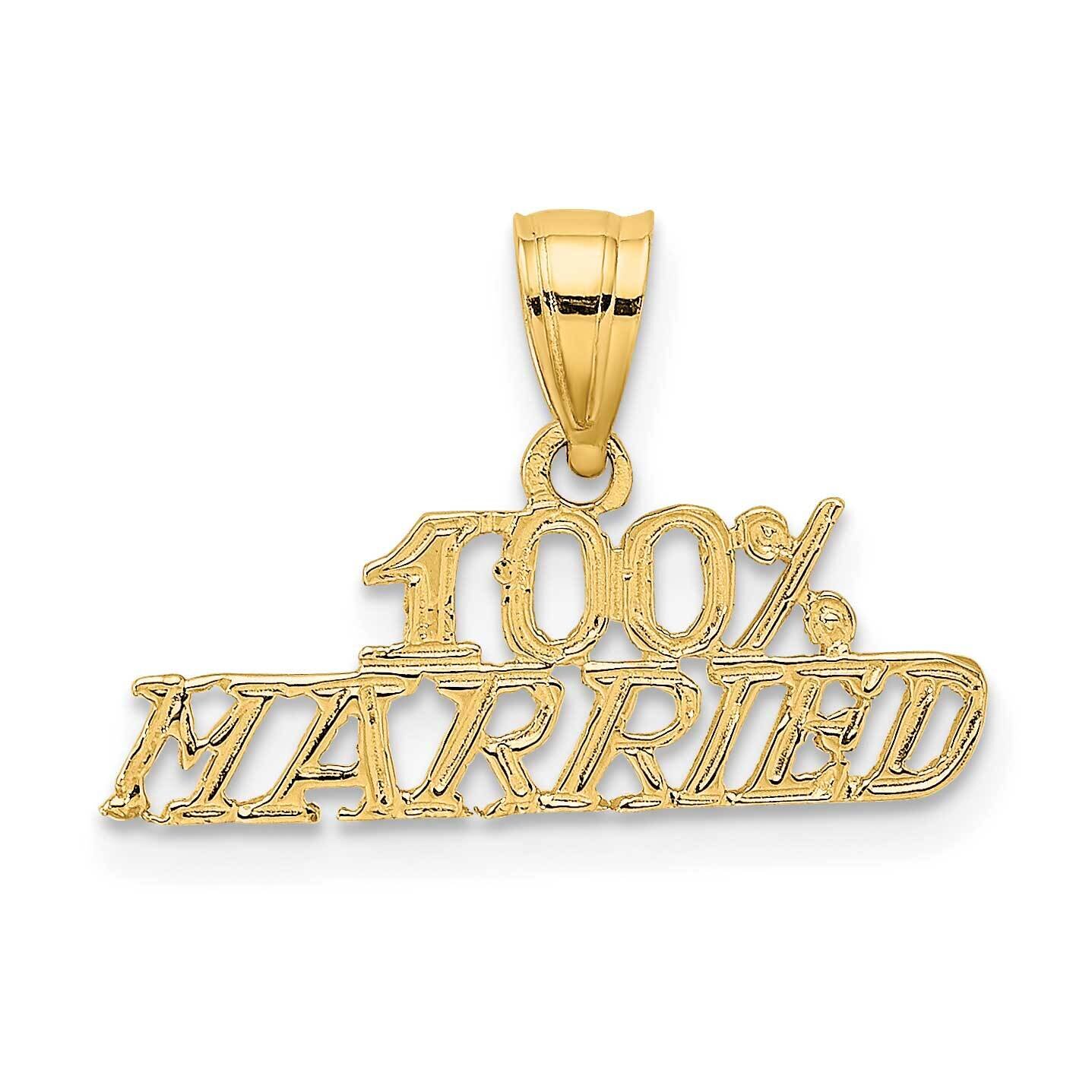 100% Married Charm 14k Gold K2620, MPN: K2620, 637218023400