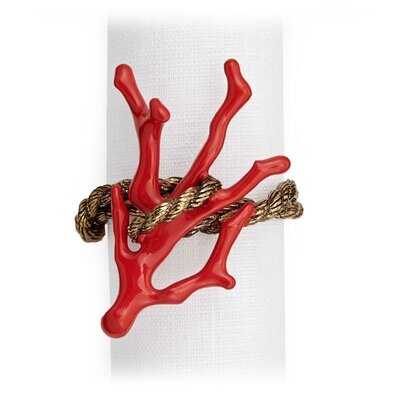 L&#39;Objet Gold Coral Napkin Holder, MPN: NJ5400, 878365003062