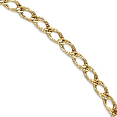 Leslie&#39;s Fancy Link Bracelet 7 Inch - 14k Gold HB-4058-7, MPN: 4058-7, 886774269689