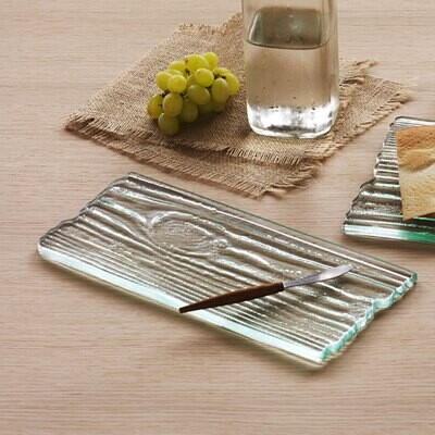 Annieglass Grove Small Plank Cheese Board 12 x 5 1/2 Inch, MPN: GE201, UPC: