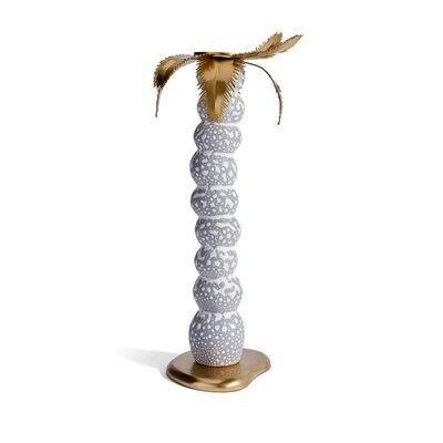 L&#39;Objet Haas Mojave Palm Candlestick - Small Grey HB916, MPN: HB916,