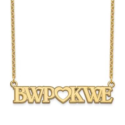 Laser Couple&#39;s Monogram And Heart Plate with Chain Gold-plated Silver XNA658GP, MPN: XNA658GP, 8867…