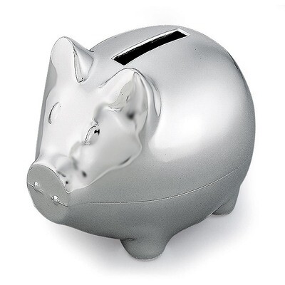 Nickel-plated Pig Bank GM9093, MPN: GM9093, 47105232387