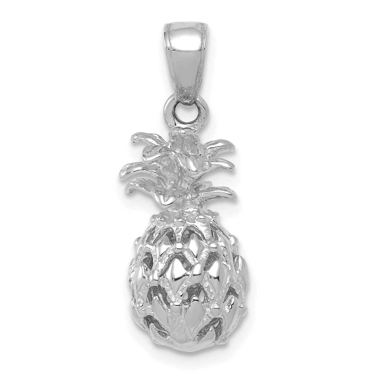 Pineapple Pendant 14k White Gold K3146W, MPN: K3146W,