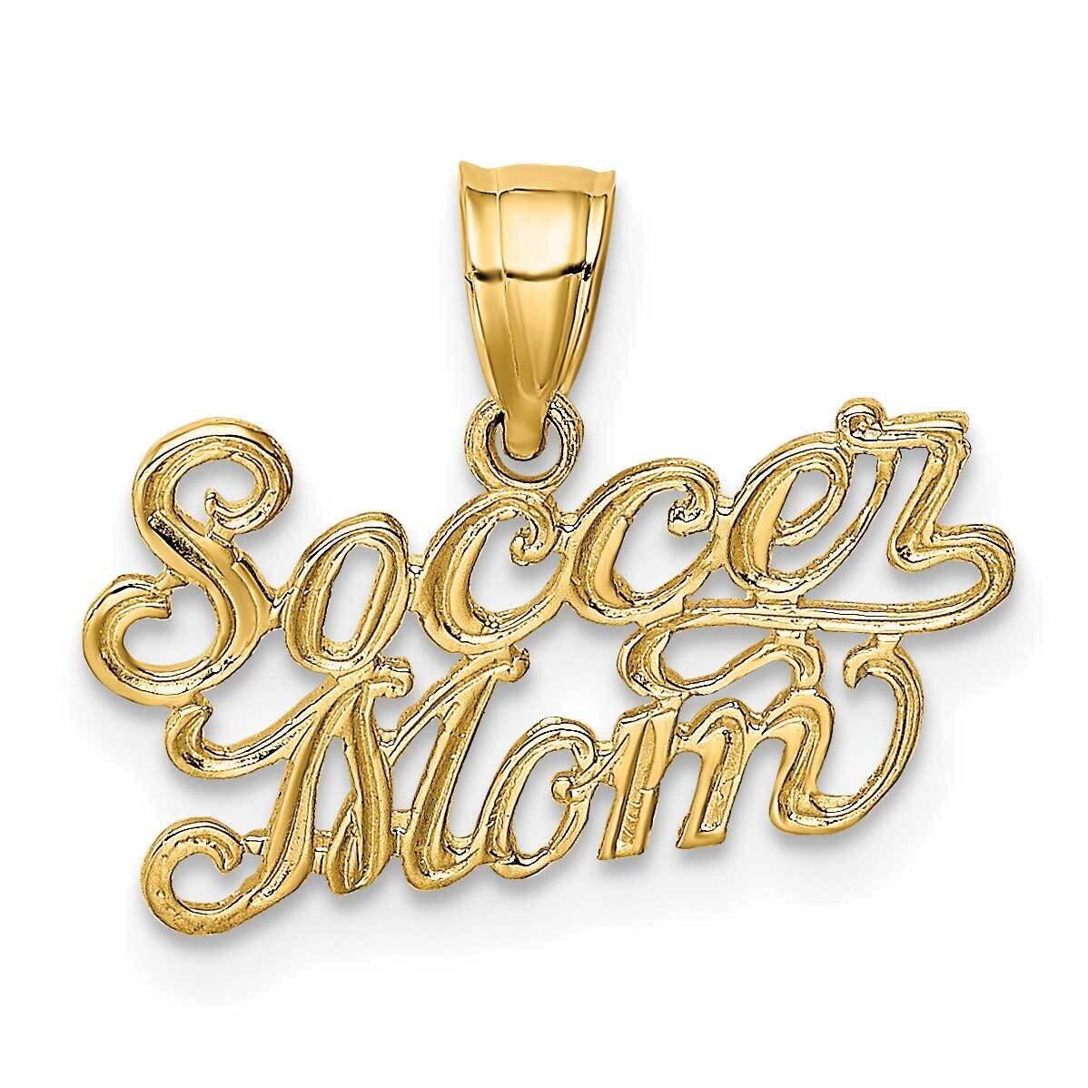 Soccer Mom Charm 14k Gold K3582