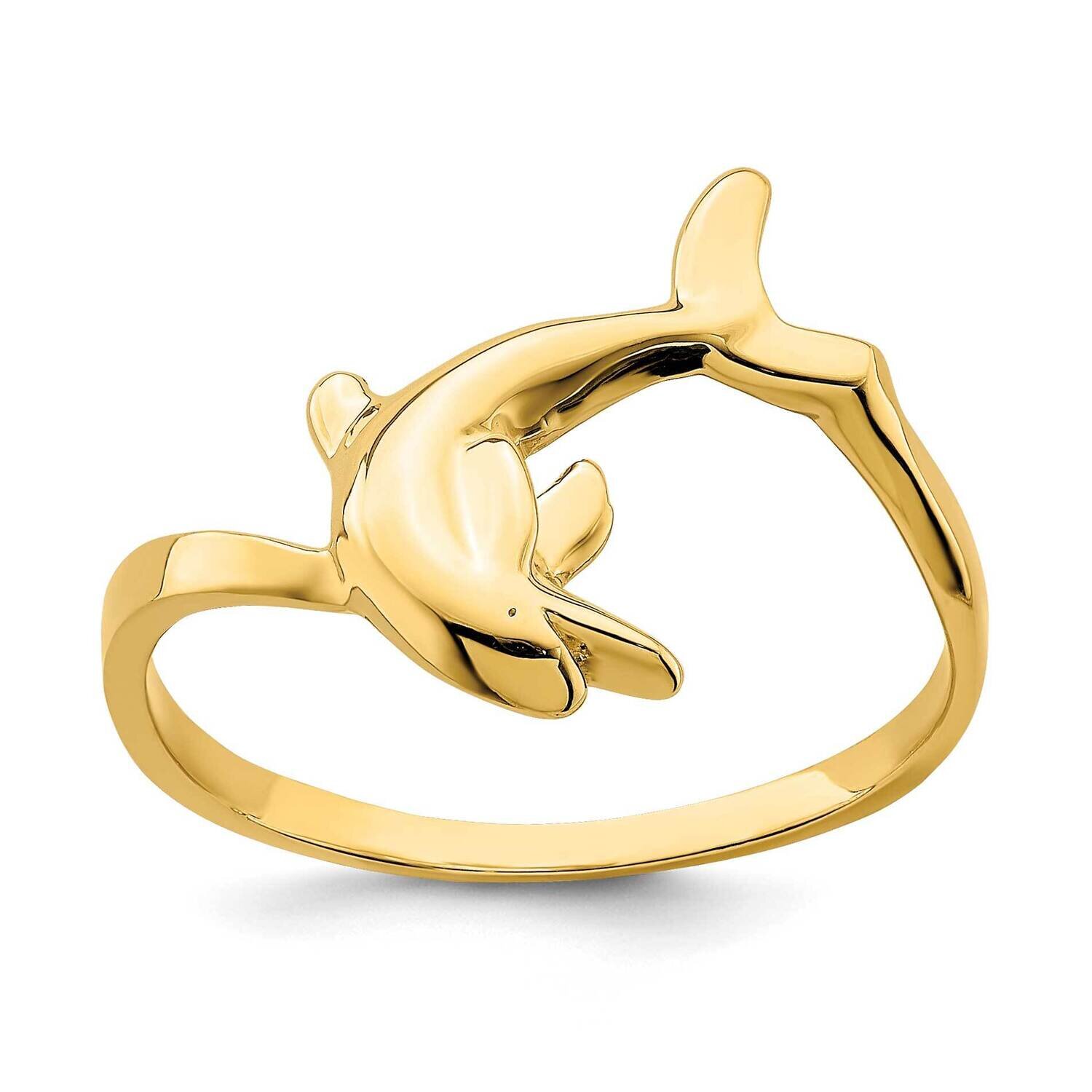 Dolphin Ring 14k Gold K3924