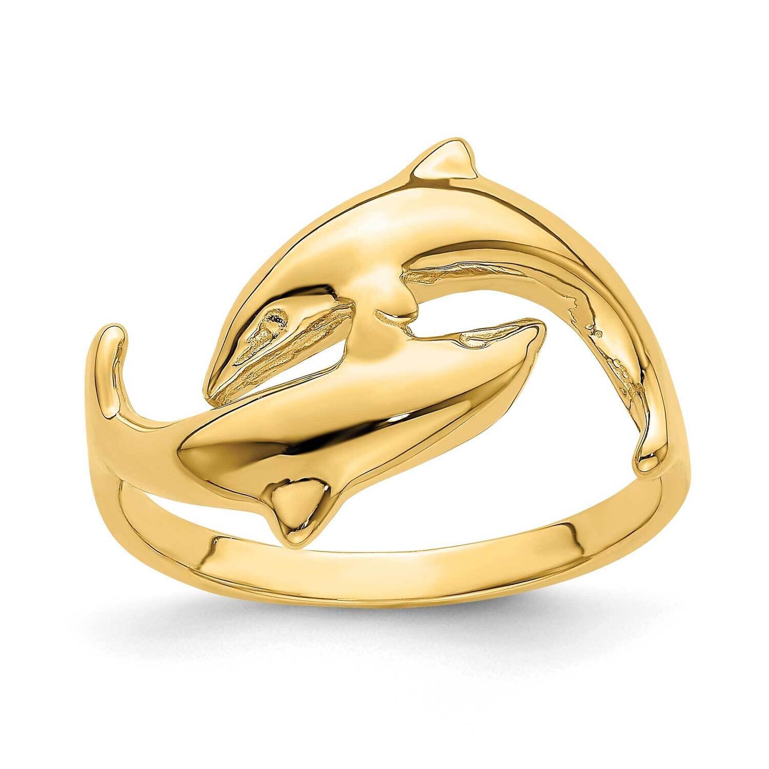 Double Dolphin Ring 14k Gold K4544, MPN: K4544, 637218013890