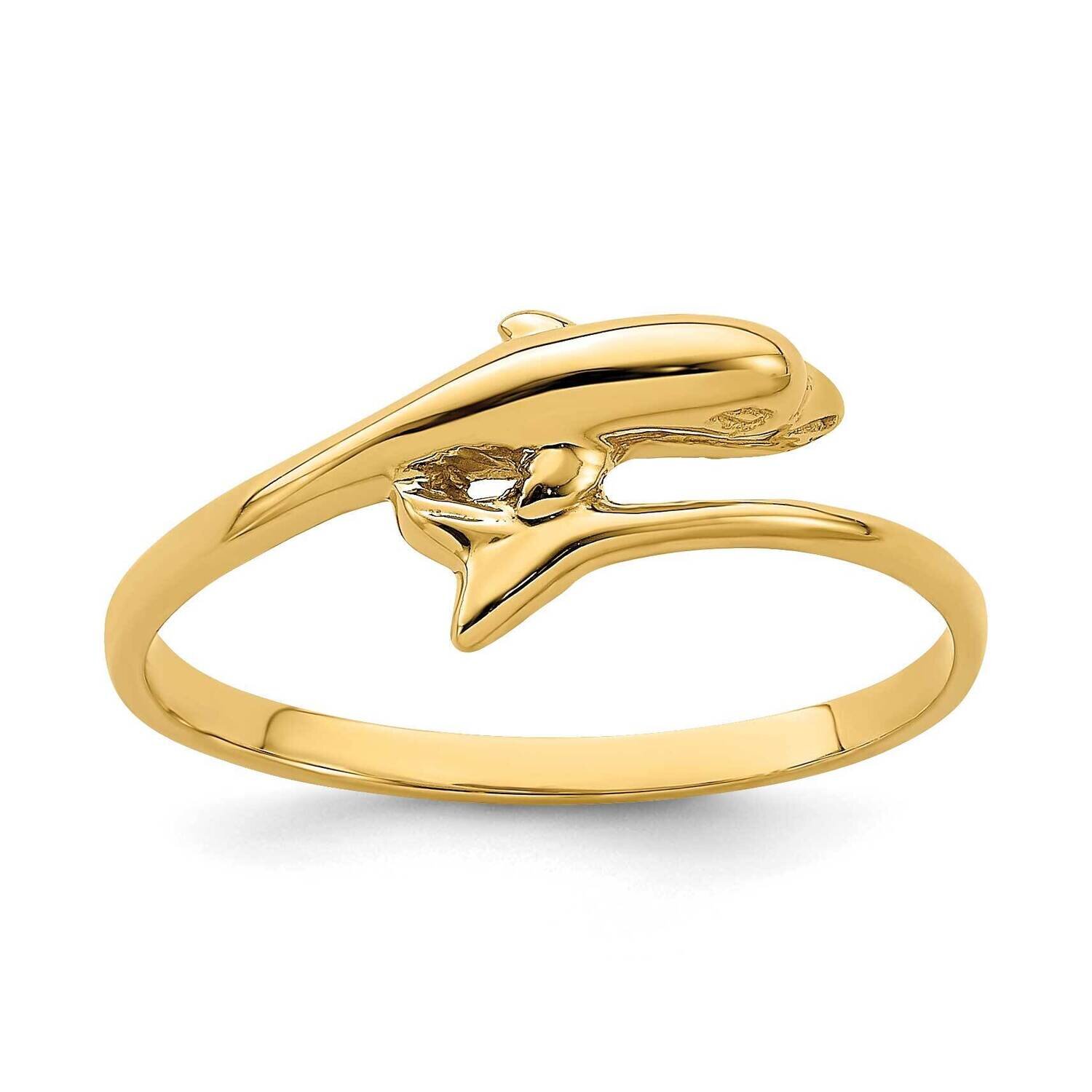 Single Dolphin Ring 14k Gold K4557, MPN: K4557, 637218040483