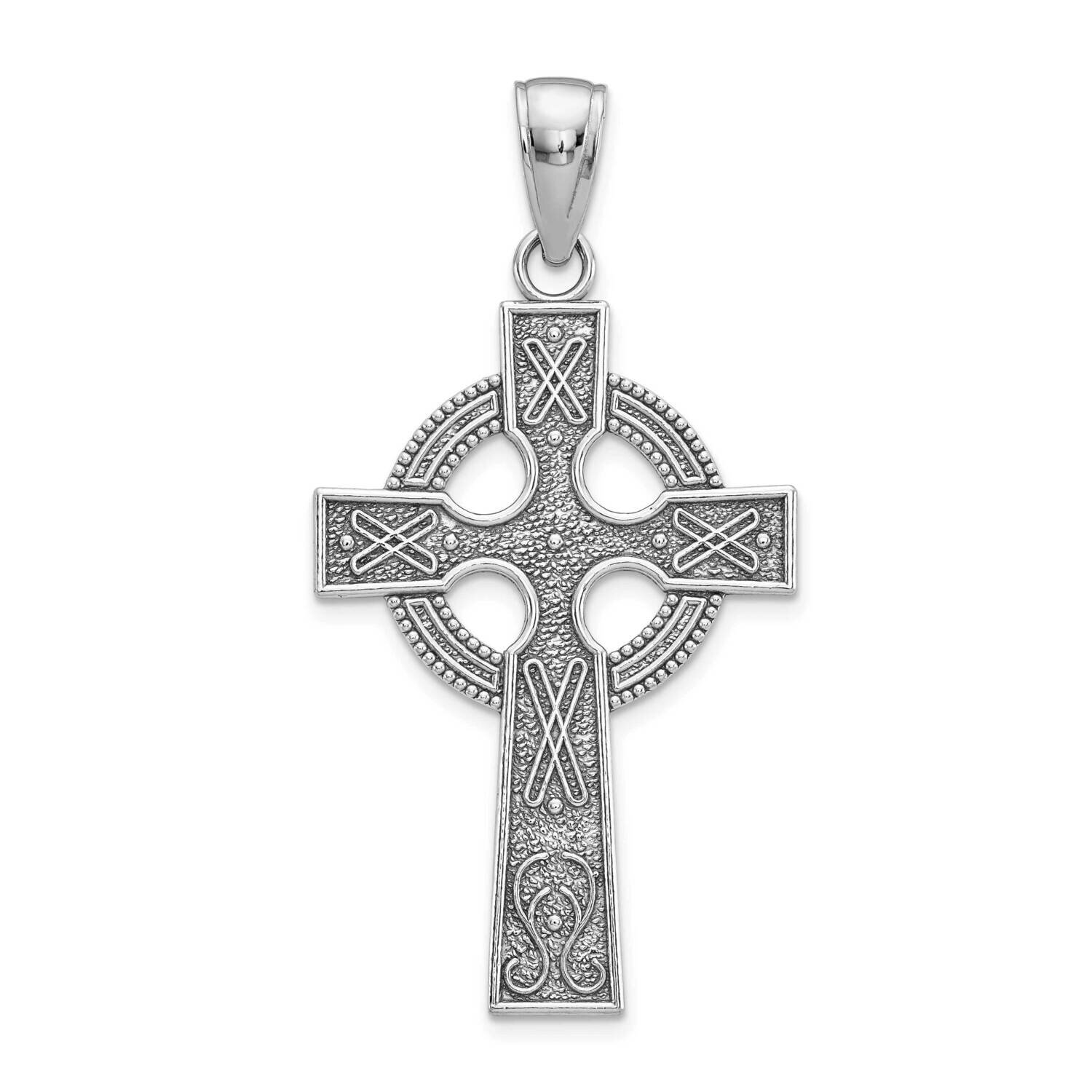 Celtic Cross Pendant 14k White Gold K5048W, MPN: K5048W, 637218163656