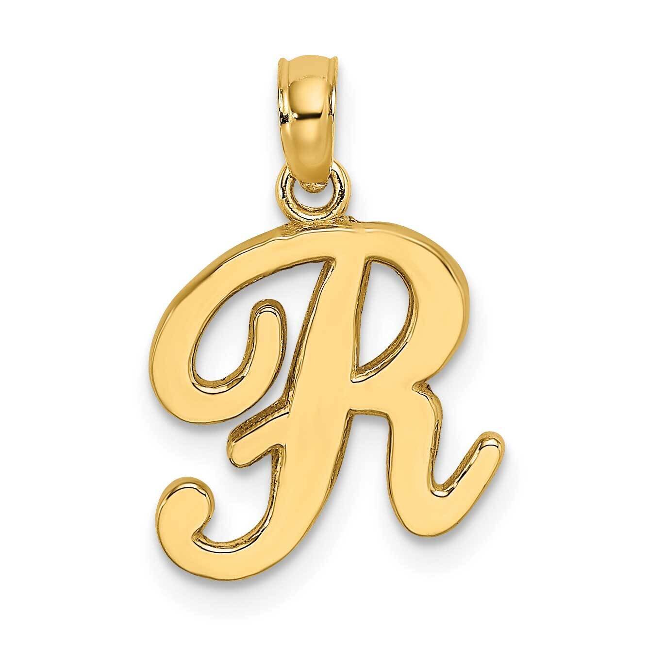 R Script Initial Charm 14k Gold Polished K6422R, MPN: K6422R, 637218007158
