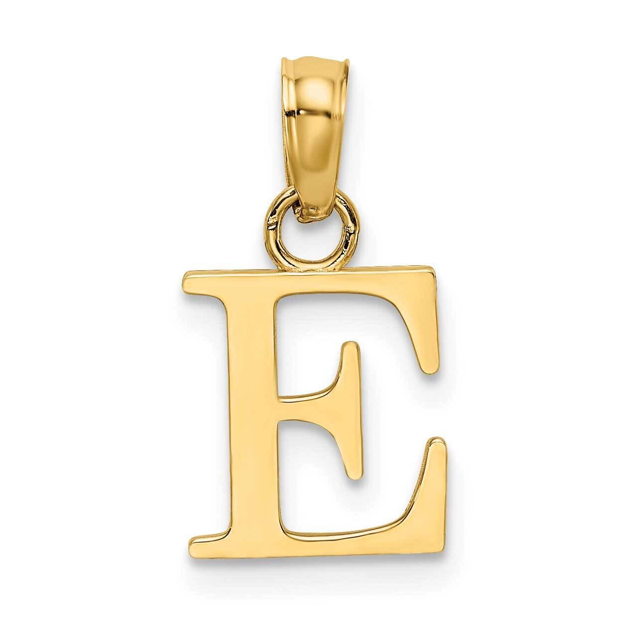 E Block Initial Charm 14k Gold Polished K6423E, MPN: K6423E, 637218007288