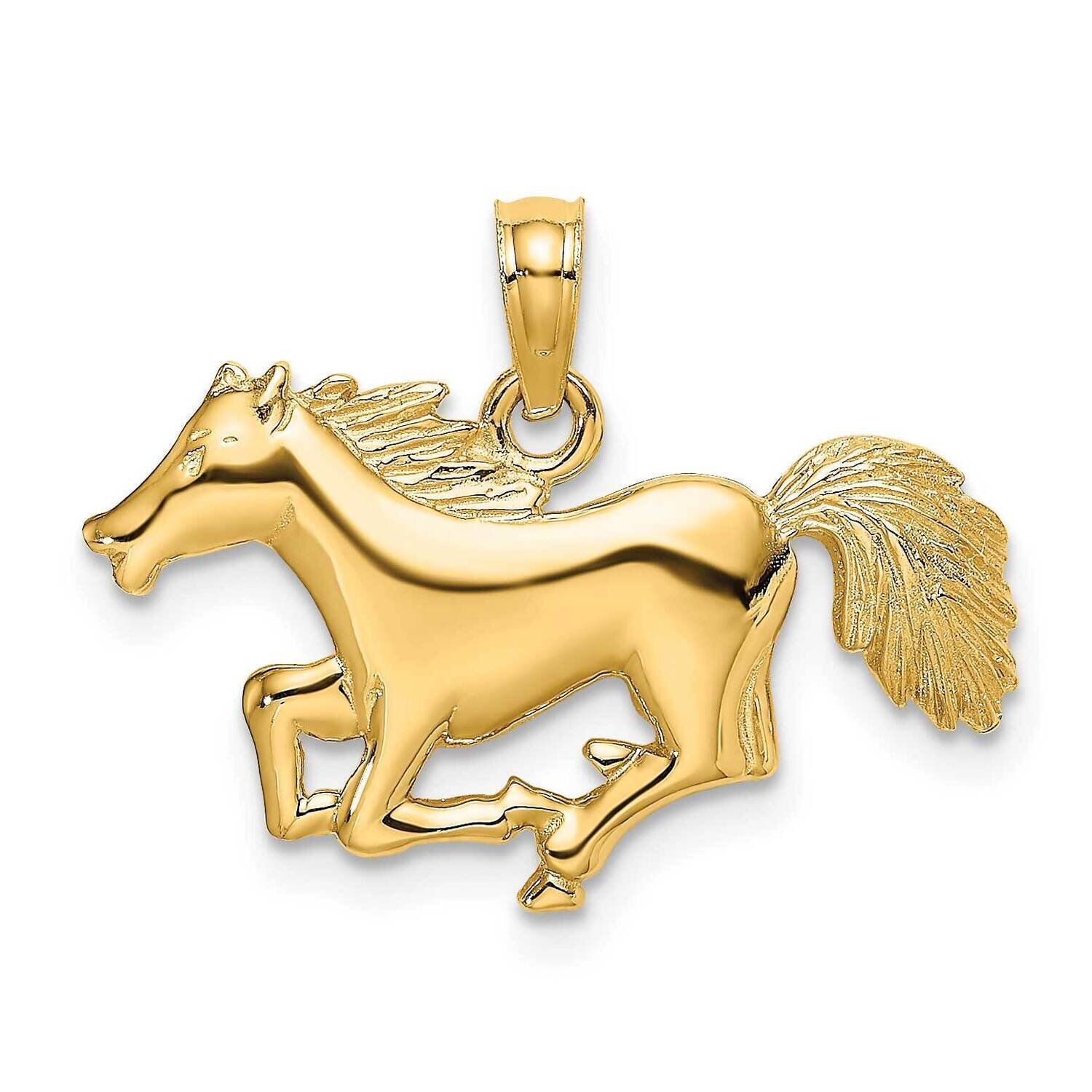 Running Horse Charm 14k Gold K6591, MPN: K6591, 637218089727