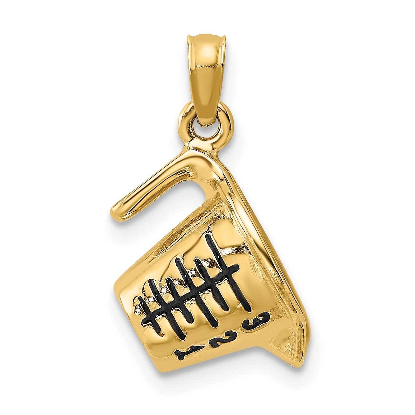 3-D Measuring Cup Charm 14k Gold Enamel K7023, MPN: K7023, 637218139828