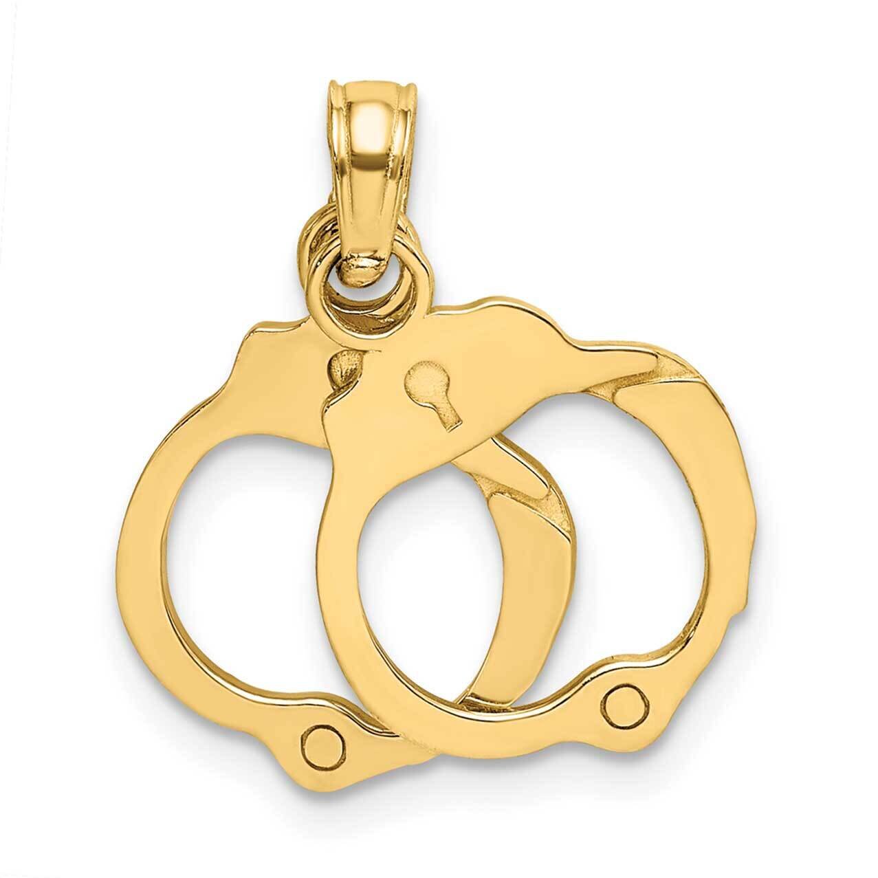 Moveable Handcuffs Charm 14k Gold K7154, MPN: K7154, 637218008780