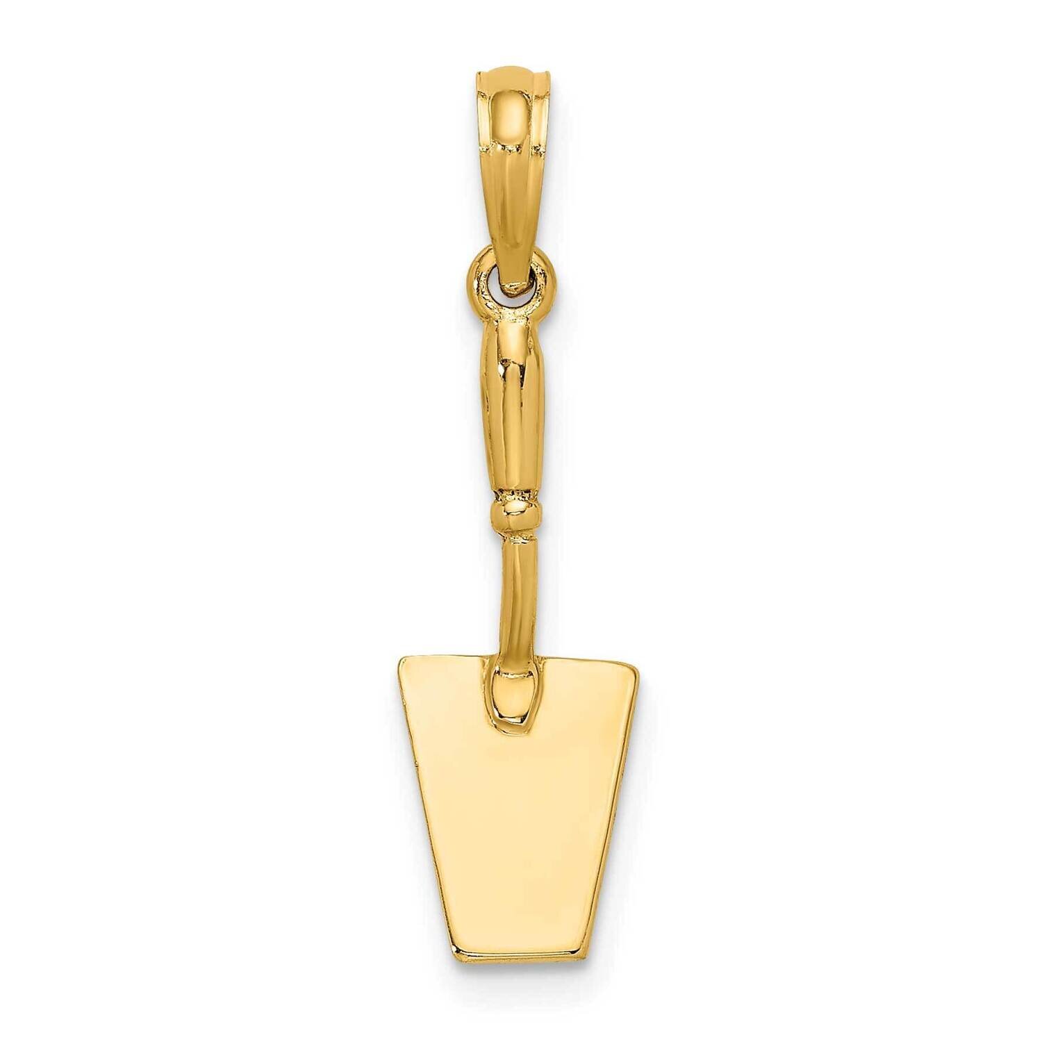 Concrete Hp Tool Spatula Charm 14k Gold 3-D K7225, MPN: K7225, 637218062126