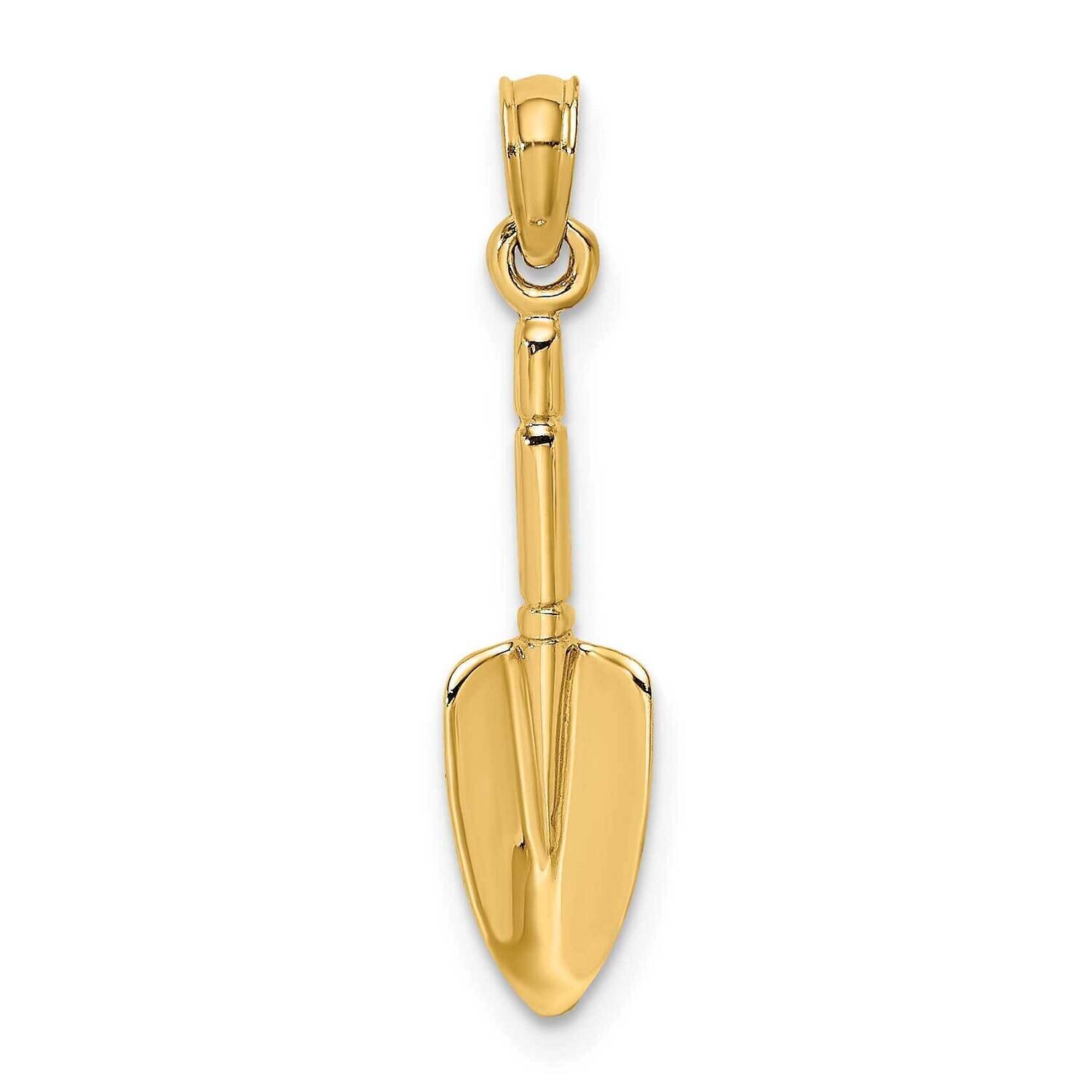 Hp Trowel Garden Tool Charm 14k Gold 3-D K7320, MPN: K7320, 637218116980
