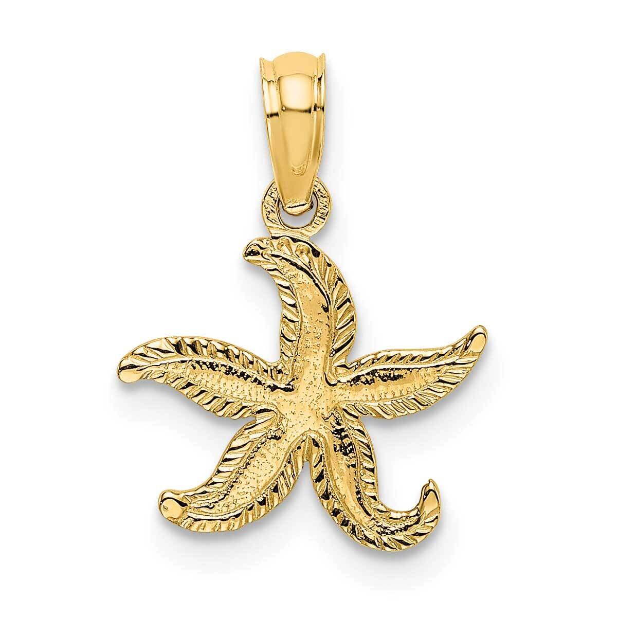 Flat Starfish Charm 14k Gold K7372, MPN: K7372, 637218010486