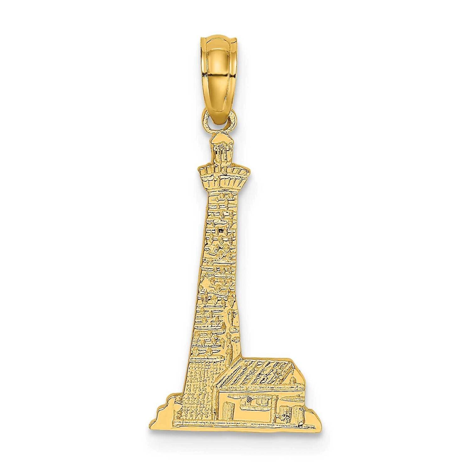 Lighthouse with Building Charm 14k Gold K7377, MPN: K7377, 637218010530