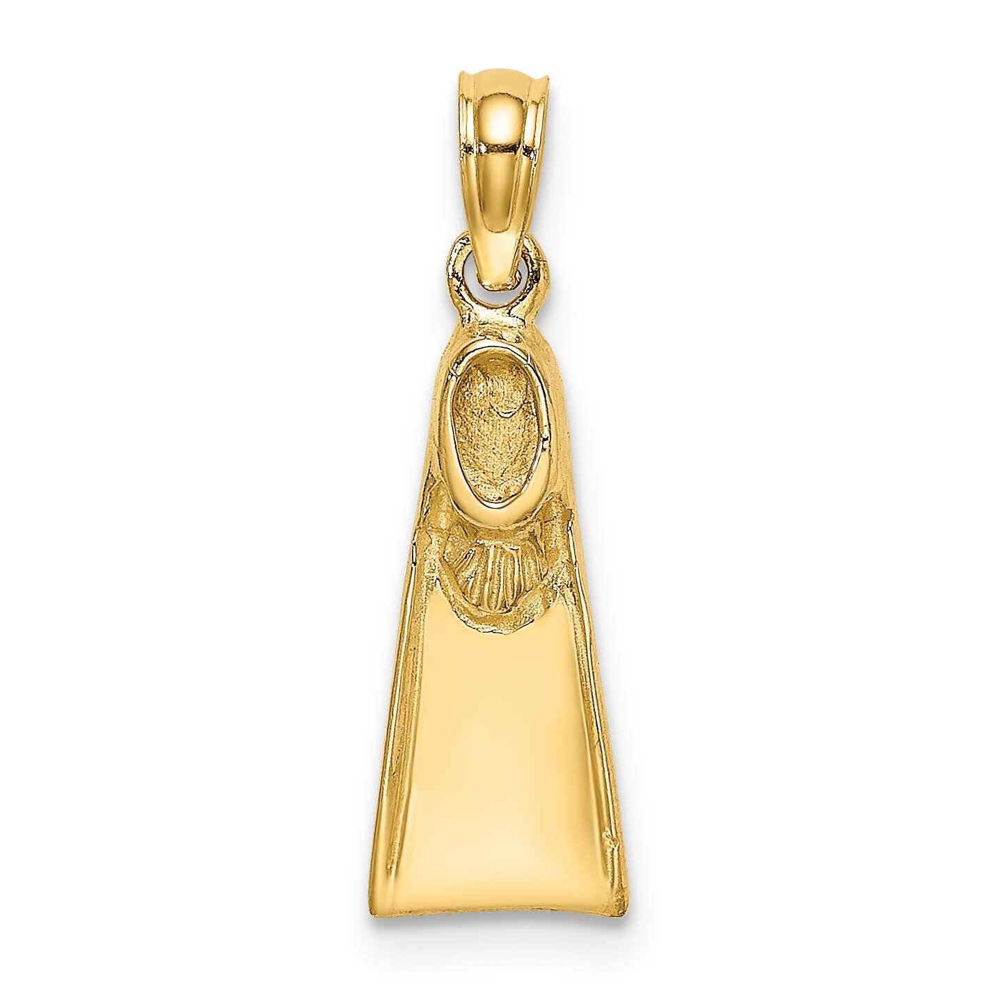 Scuba Flipper Charm 14k Gold K7748, MPN: K7748, 637218013265