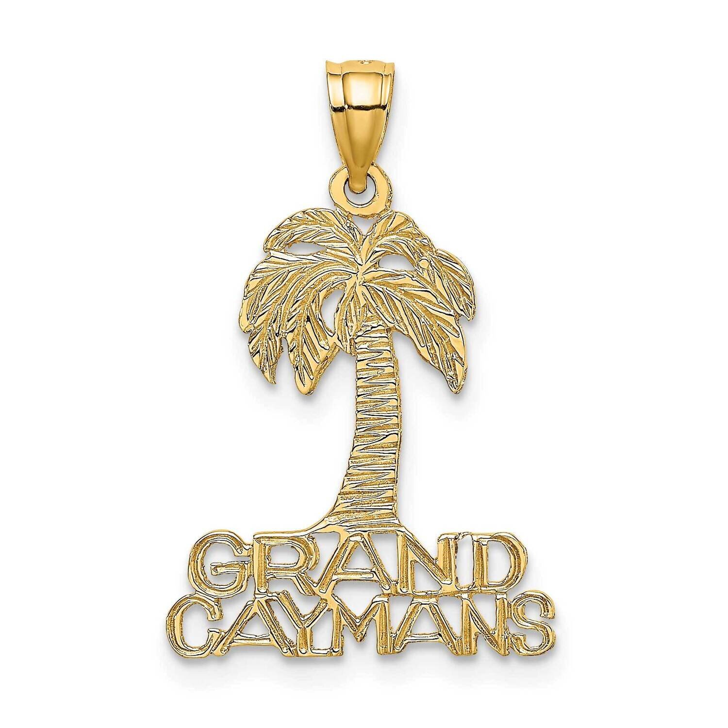 Grand Caymans Under Palm Tree Charm 14k Gold K7761, MPN: K7761, 637218033461