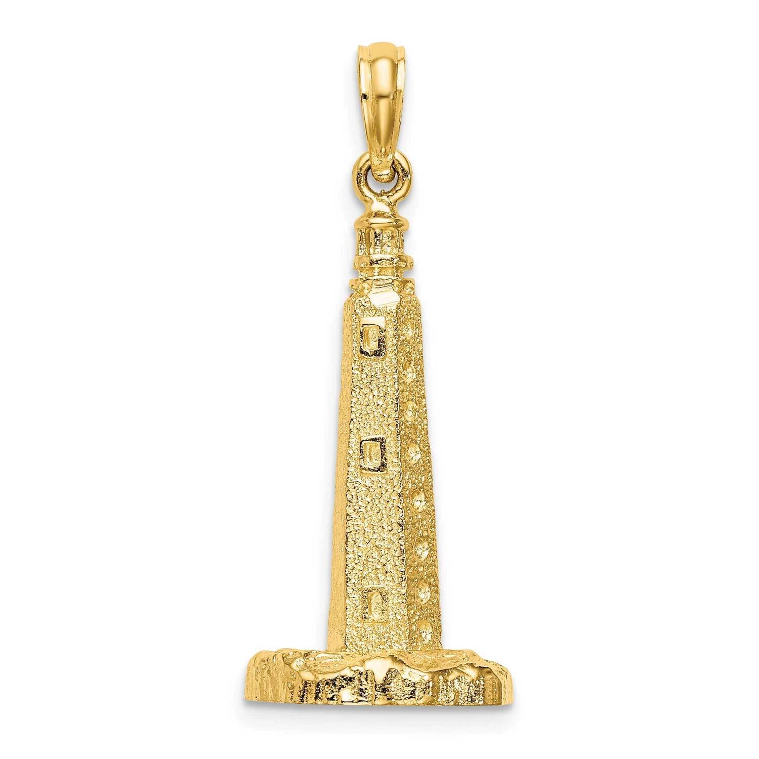 Cape Henlopen Lighthouse De Charm 14k Gold 3-D K7843, MPN: K7843, 637218041510