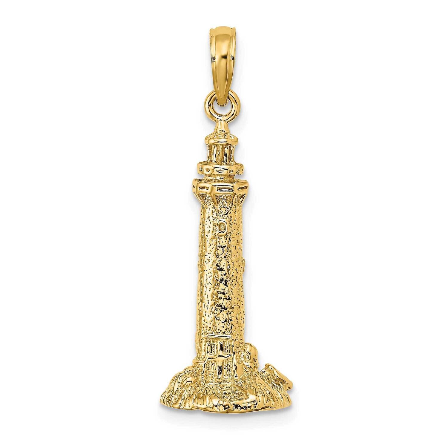 Fenwick Island Lighthouse De Charm 14k Gold 3-D K7844, MPN: K7844, 637218041527