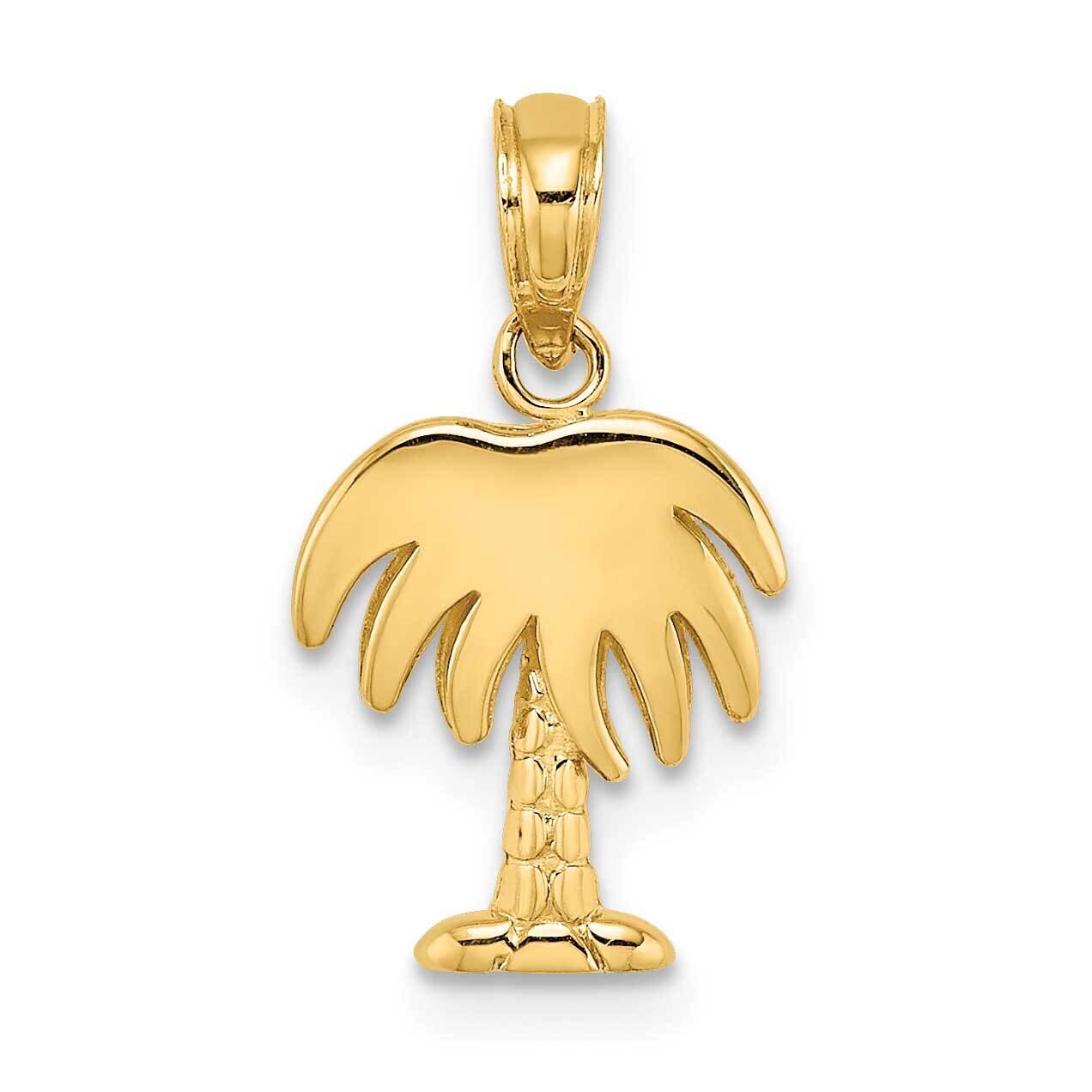 Charleston Palm Tree Charm 14k Gold K7991, MPN: K7991, 637218130276