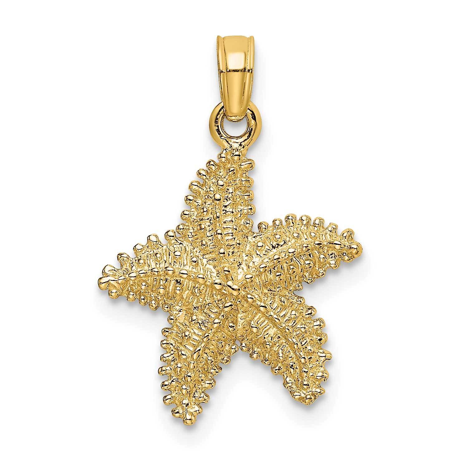 Starfish with Beaded Texture Charm 14k Gold K8071, MPN: K8071, 63721806061