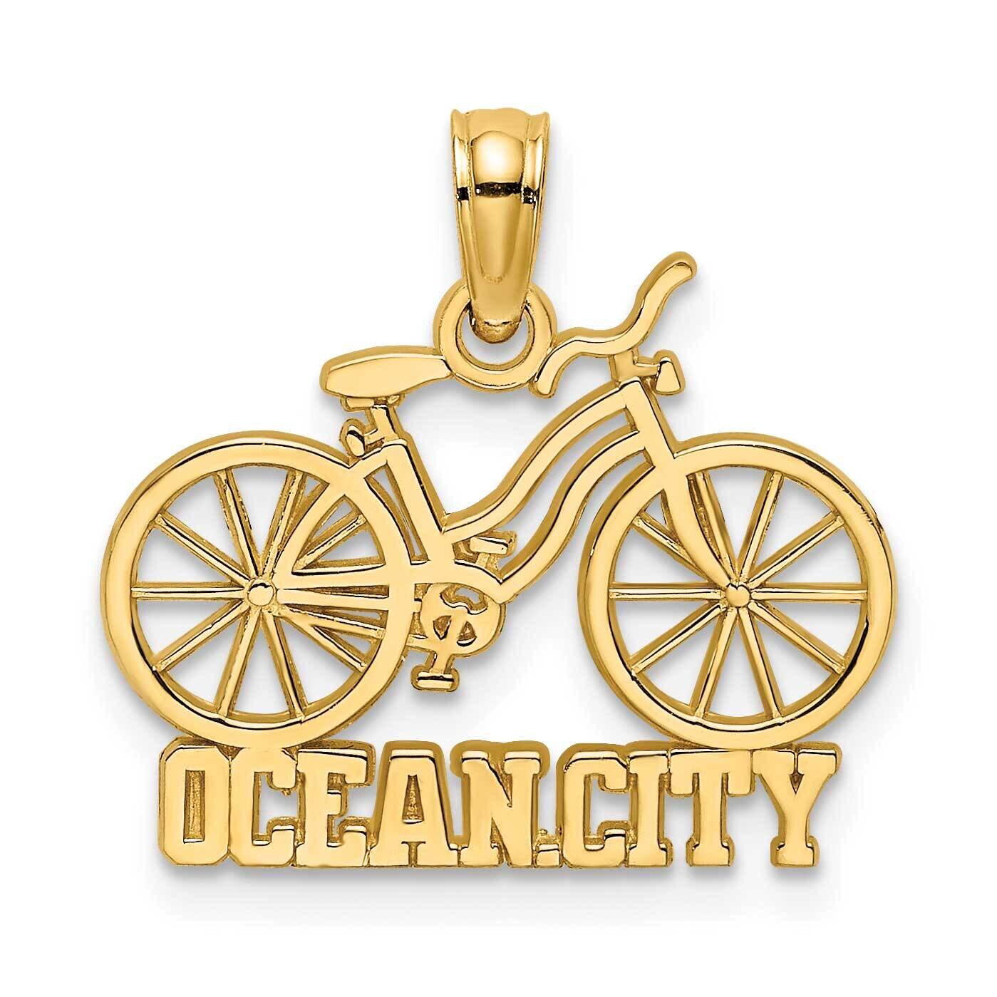 Ocean City Under Bicycle Charm 14k Gold K8147, MPN: K8147, 637218069828
