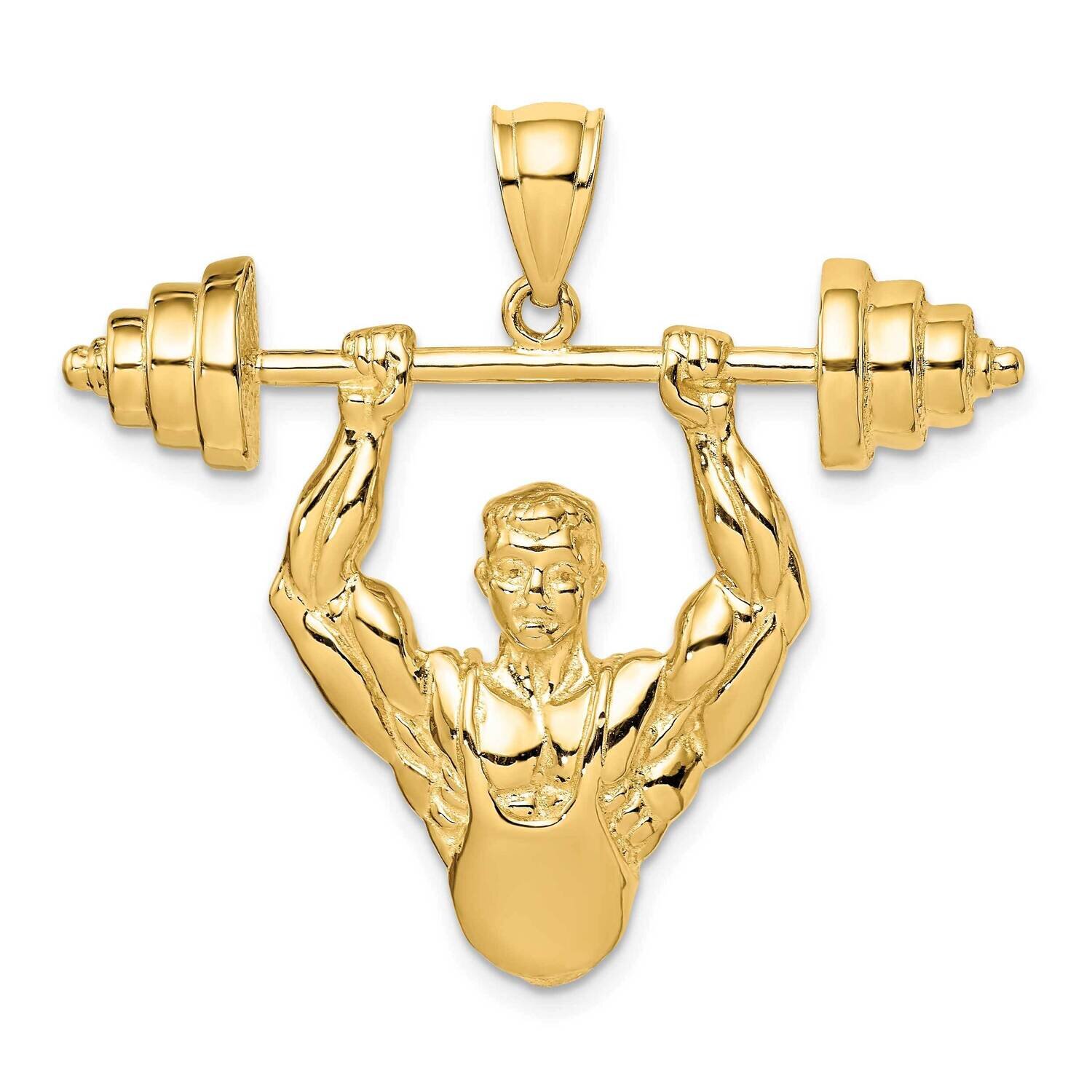 Bodybuilder Charm 14k Gold K8764, MPN: K8764, 637218041107