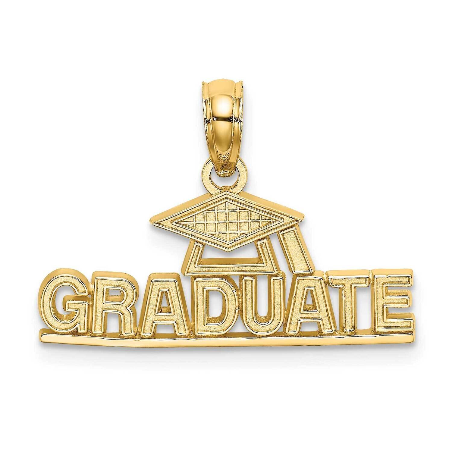 Graduate Under Cap Charm 14k Gold Polished K8814, MPN: K8814, 637218150069