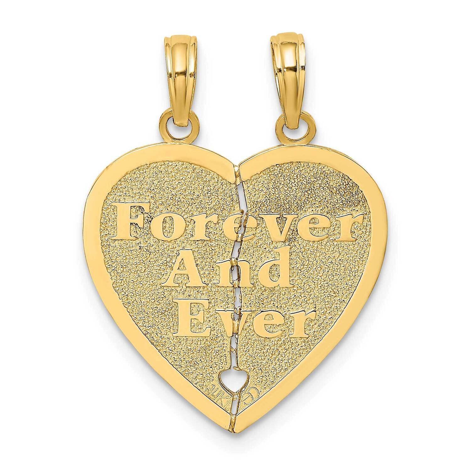 Forever and Ever Breakable Heart Charm 14k Gold K8853, MPN: K8853, 637218025817