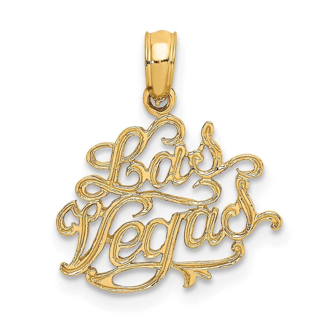 Las Vegas Charm 14k Gold K8913