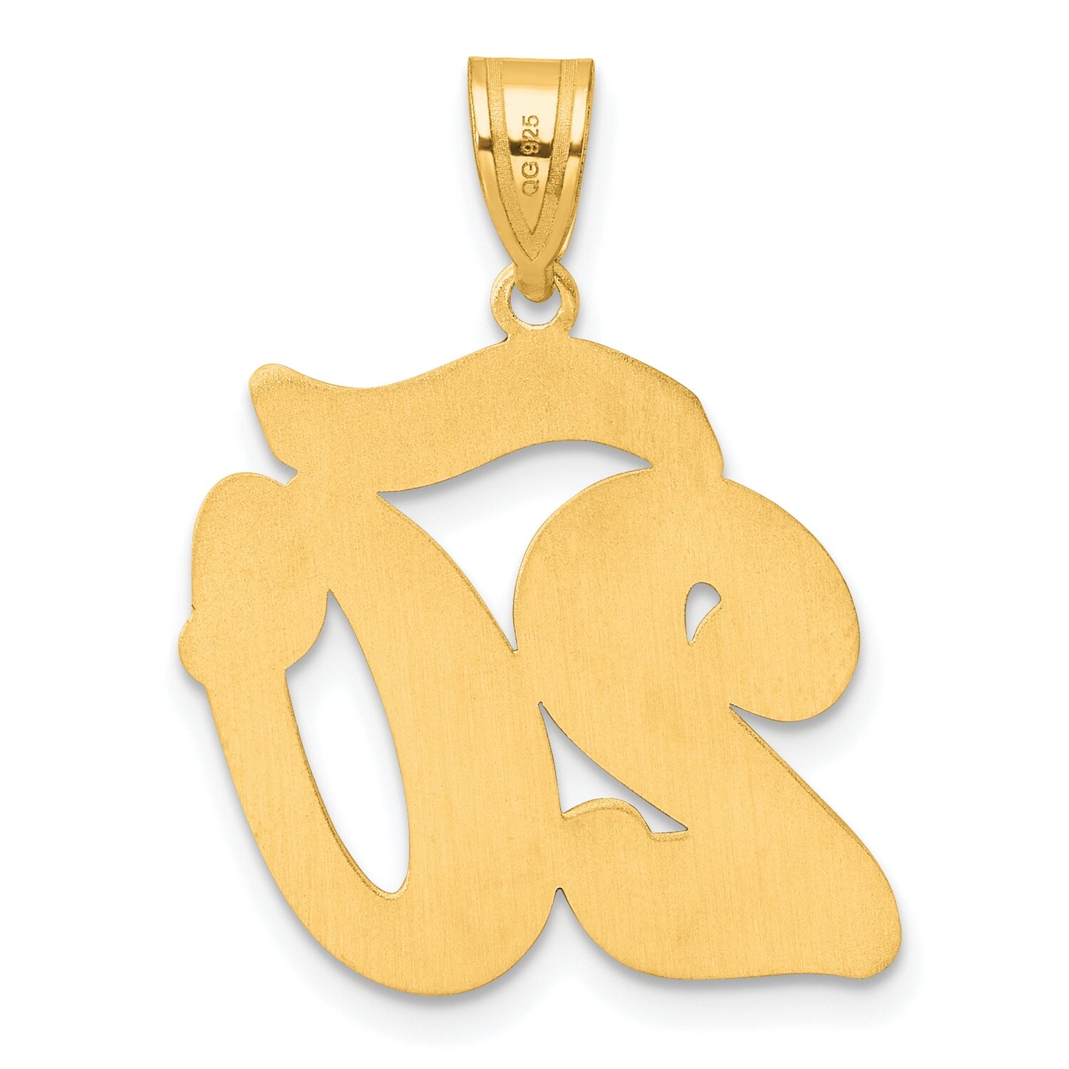 Script Number 20 Pendant 14k Gold Polished SCN20, MPN: SCN20, 196904078570