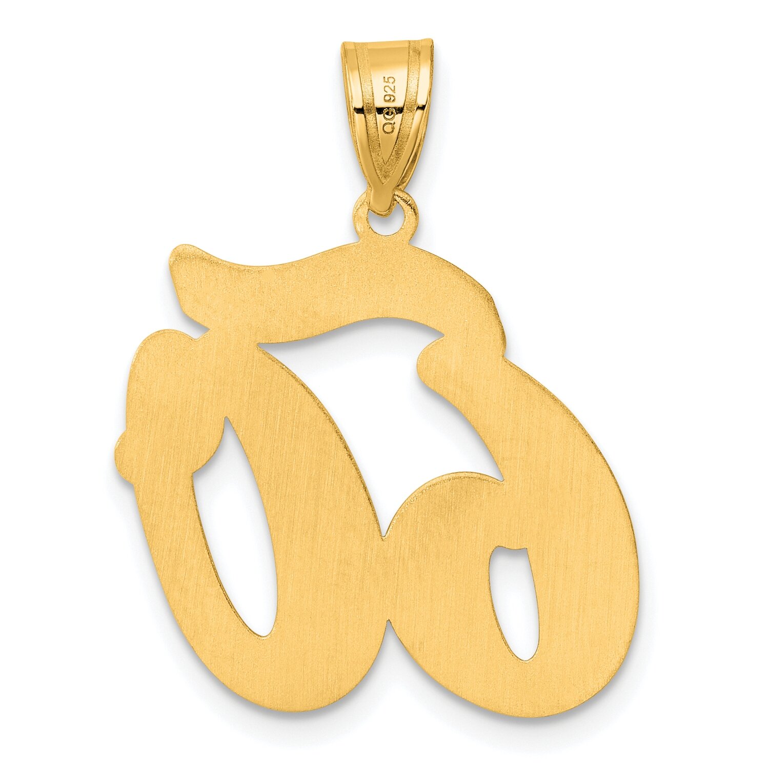Script Number 60 Pendant 14k Gold Polished SCN60, MPN: SCN60, 196904078198