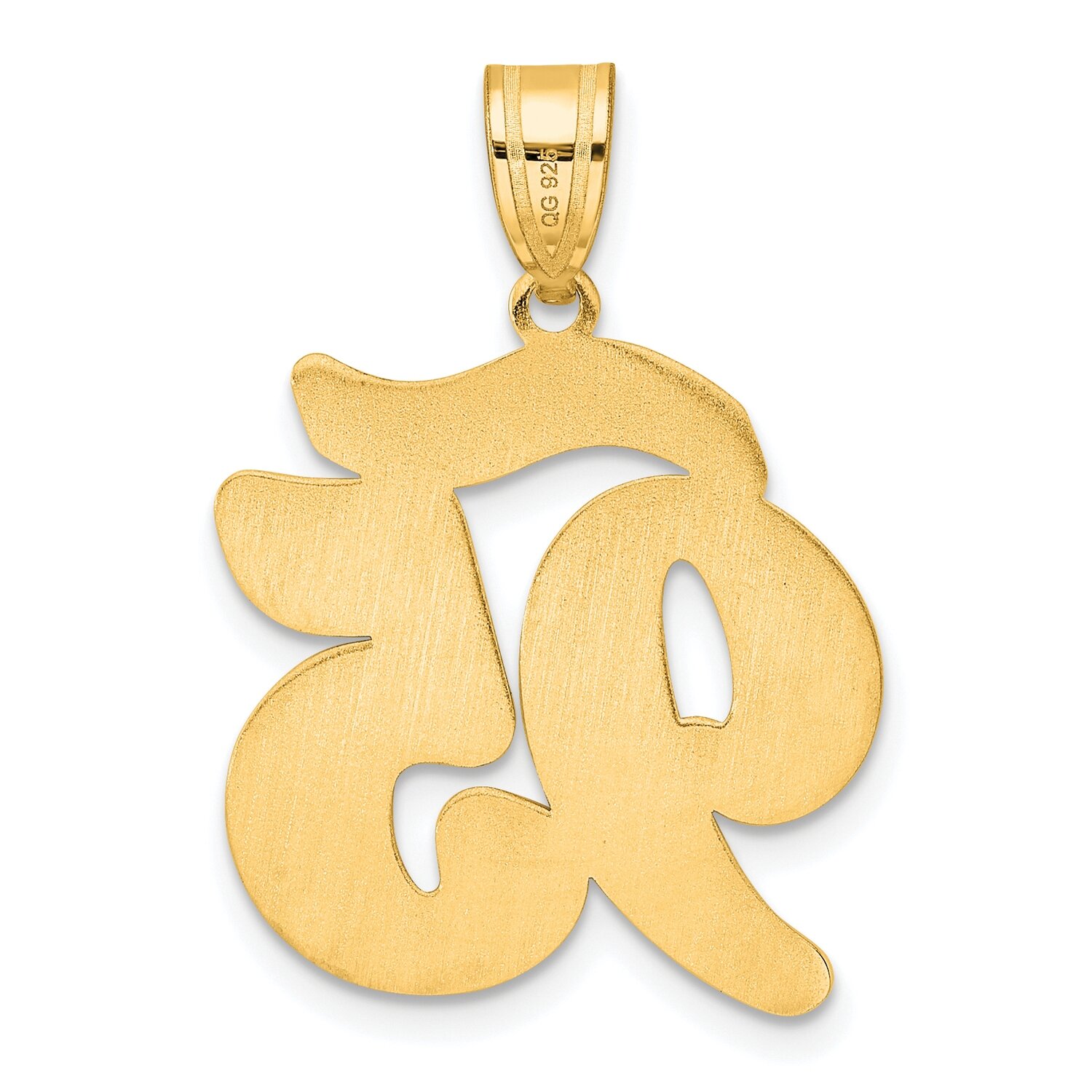 Script Number 95 Pendant 14k Gold Polished SCN95, MPN: SCN95, 196904077825