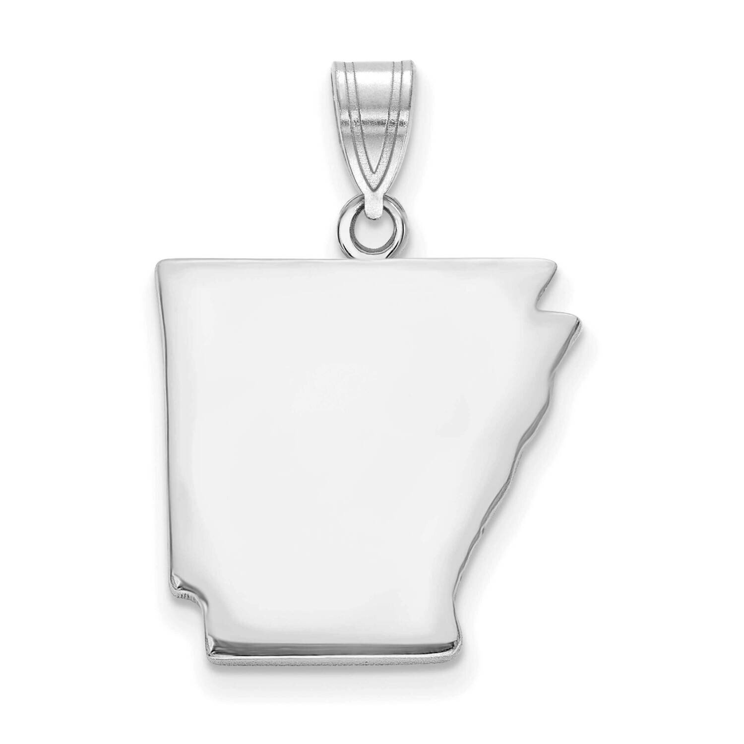 Ar State Pendant Bail Only 14k White Gold XNA707W-AR