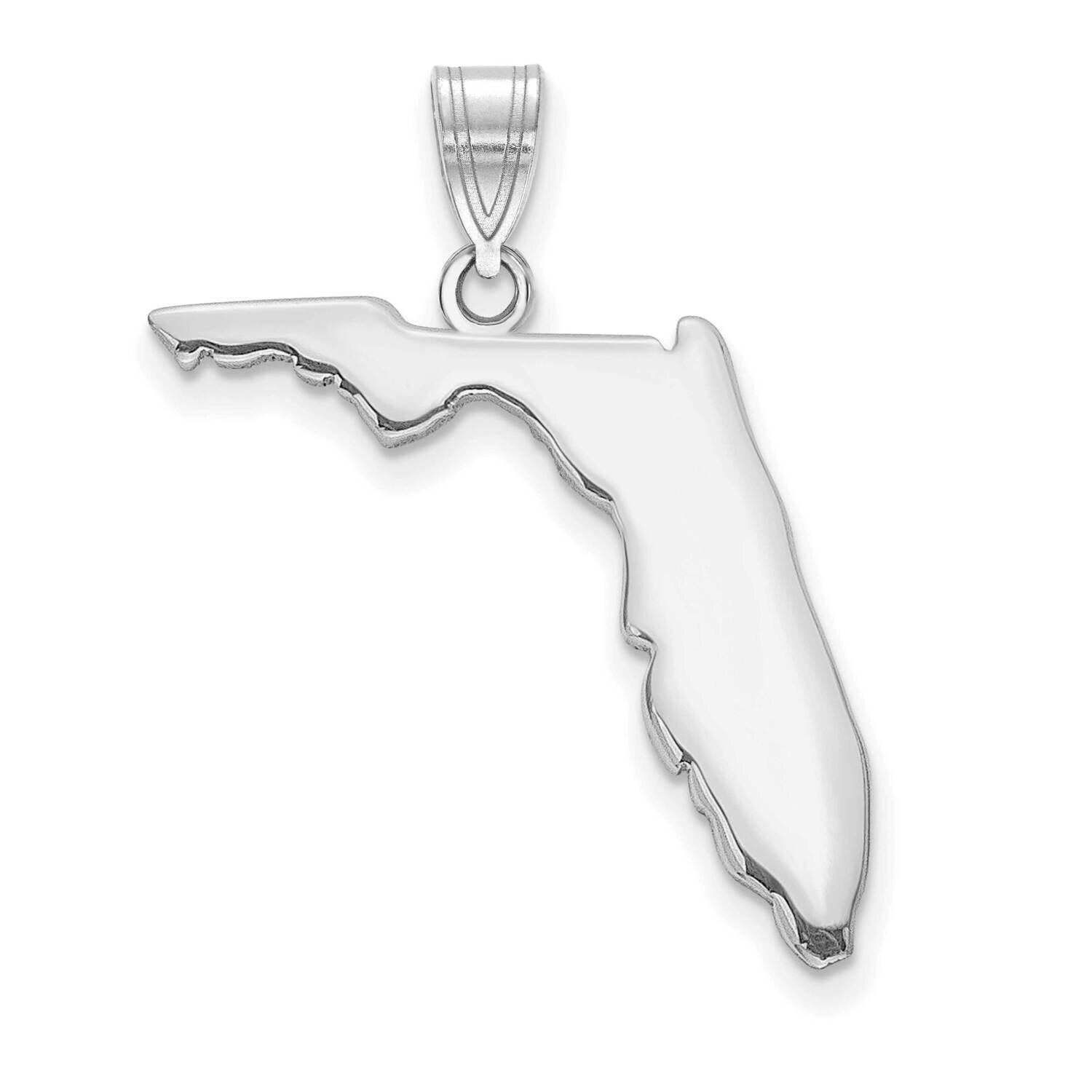 Fl State Pendant Bail Only 14k White Gold XNA707W-FL, MPN: XNA707W-FL, 886774753416