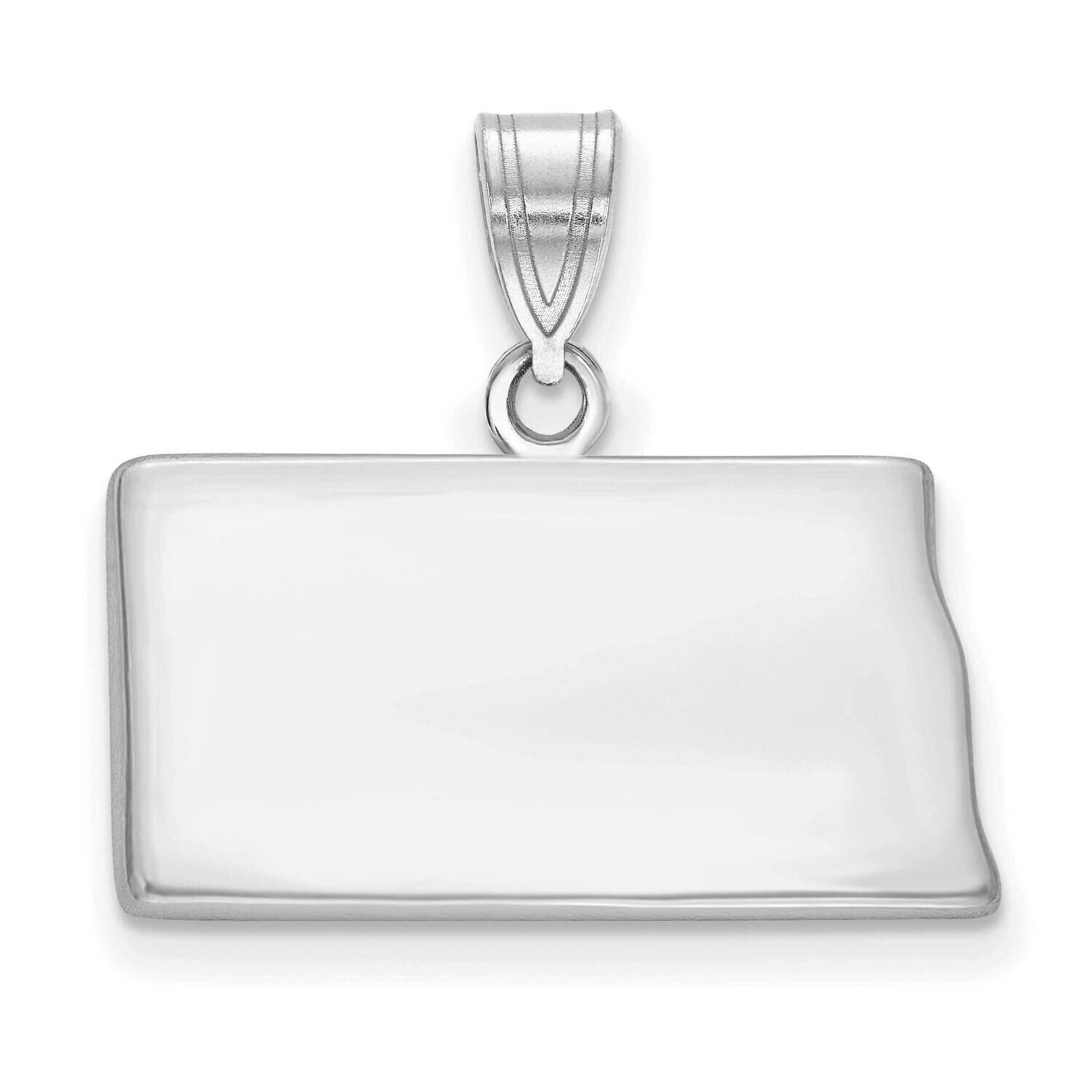 Nd State Pendant Bail Only 14k White Gold XNA707W-ND