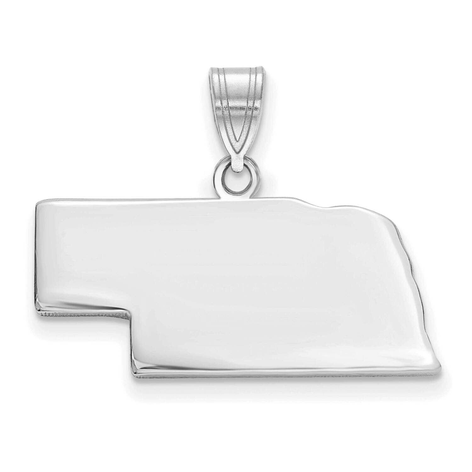 Ne State Pendant Bail Only 14k White Gold XNA707W-NE, MPN: XNA707W-NE, 886774753614
